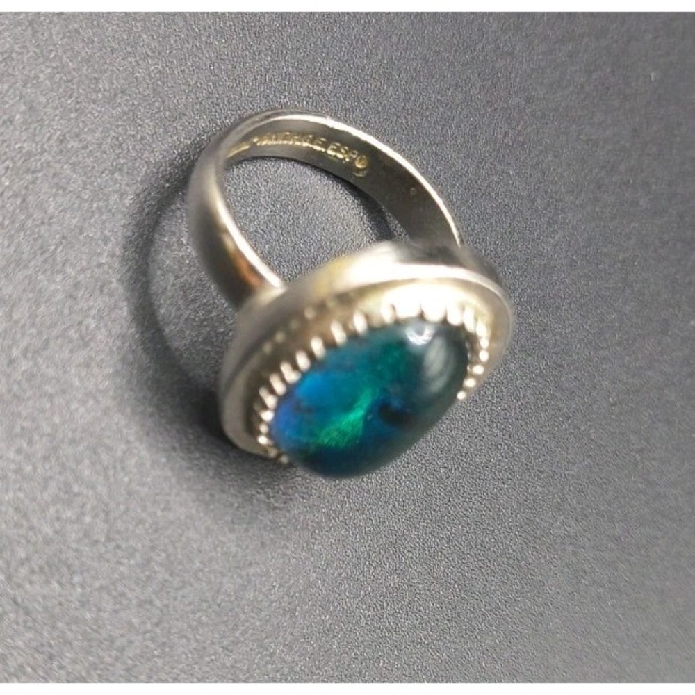 Vintage 1970s Esposito ESPO EDPO 18KT HGE Dichroic Glass Mood Cocktail STAMPED - Picture 11 of 12